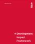 September Impact Framework. Development Impact Framework September