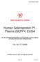 Human Selenoprotein P1, Plasma (SEPP1) ELISA