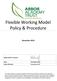 Flexible Working Model Policy & Procedure
