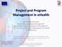Project and Program Management in ehealth