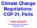 Climate Change Negotiations: COP 21, Paris