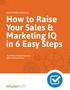 Customer Surveys: How to Raise Your Sales & Marketing IQ in 6 Easy Steps. By Rebecca Sprynczynatyk with Andrea Parker