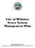 City of Whittier Sewer System Management Plan