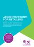 Apprenticeships for retailers