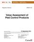 Value Assessment of Pest Control Products