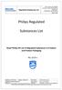 Philips Regulated. Substances List