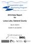 2018 Data Report for. Lotus Lake, Oakland County