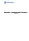 Electronic Communication Procedure Version 2.14