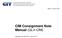 CIM Consignment Note Manual (GLV-CIM)