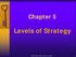 Chapter 5 Levels of Strategy