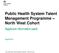 Public Health System Talent Management Programme North West Cohort