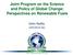Joint Program on the Science and Policy of Global Change: Perspectives on Renewable Fuels