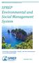 SPREP Environmental and Social Management System