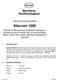 Technical Process Bulletin. Alocrom 1000