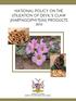 NATIONAL POLICY ON THE UTILIZATION OF DEVIL S CLAW (HARPAGOPHYTUM) PRODUCTS 2010