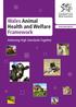 Wales Animal Health and Welfare Framework. Achieving High Standards Together