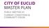 CITY OF EUCLID MASTER PLAN PUBLIC MEETING #1 CURRENT CONDITIONS & COMMUNITY VISION