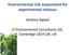 Environmental risk assessment for experimental releases. Jeremy Sweet. JT Environmental Consultants Ltd, Cambridge CB24 5JA, UK