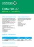 Forta FDX 27 ASTM FDX 27 / UNS S82031