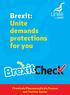 Brexit: Unite demands protections for you