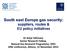 South east Europe gas security: suppliers, routes & EU policy initiatives