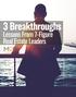 3 Breakthroughs: Lessons From 7-Figure Real Estate Leaders