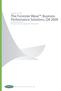 November 19, 2009 The Forrester Wave : Business Performance Solutions, Q4 2009