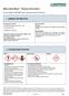 Safety Data Sheet 1 - Product information
