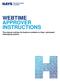 WEBTIME APPROVER INSTRUCTIONS. This manual outlines the features available on Hays web-based timekeeping system.