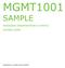 MGMT1001 SAMPLE MANAGING ORGANISATIONS & PEOPLE COURSE WORK UNIVERSITY OF NEW SOUTH WALES