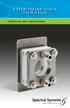 SUPER-SEALED LIQUID FLOW CELLS OPERATION AND USER MANUAL
