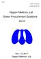 Nippon Mektron, Ltd. Green Procurement Guideline Ver.3