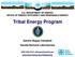 Tribal Energy Program