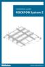 Installation guide. ROCKFON System Z mm. 600 mm