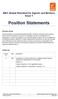 BRC Global Standard for Agents and Brokers Issue 1. Position Statements