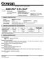 MATERIAL SAFETY DATA SHEET. Emergency Phone: For 24-Hour Emergency Assistance (Spill, Leak, Fire, or Exposure), Call CHEMTREC :