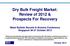 Dry Bulk Freight Market: Review of 2012 & Prospects For Recovery Metal Bulletin Bauxite & Alumina Conference Singapore October 2012