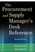 The Procurement and Supply Manager s Desk Reference