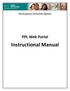 PPL Web Portal Instructional Manual