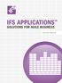 IFS APPLICATIONS SOLUTIONS FOR AGILE BUSINESS. The short version