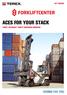 LIFT TRUCKS ACES FOR YOUR STACK TEREX STACKACE EMPTY CONTAINER HANDLERS