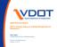 VDOT s Strategic Approach to Bridge Management and Maintenance