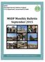 MSDP Monthly Bulletin September 2015