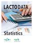 LACTODATA. Statistics VOL 16 NO 2 NOVEMBER A Milk SA publication compiled by the Milk Producers Organisation