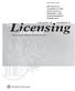 Licensing. Journal THE DEVOTED TO LEADERS IN THE INTELLECTUAL PROPERTY AND ENTERTAINMENT COMMUNITY VOLUME 38 NUMBER 8