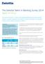 The Deloitte Talent in Banking Survey 2014 Spain in Focus