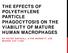 THE EFFECTS OF POLYETHYLENE PARTICLE PHAGOCYTOSIS ON THE VIABILITY OF MATURE HUMAN MACROPHAGES BY PETER ASPINALL, KYRA BURNETT, JOE MAHER, CAT TJAN