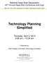 Technology Planning Simplified