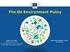 The EU Environment Policy