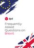 Frequently Asked Questions on Brexit